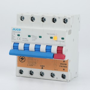 JCB2LE-80M 4P Alarm 4 Pole RCBO With Alarm 6kA