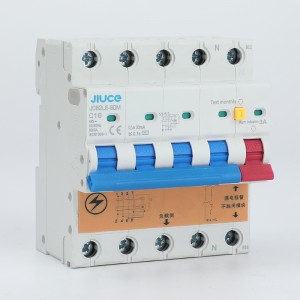 JCB2LE-80M 4P Alarm 4 Pole RCBO With Alarm 6kA