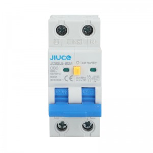 JCB2LE-80M 2P 2 Pole RCBO 6kA