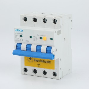 JCB2LE-80M 4P 4 Pole RCBO 6kA