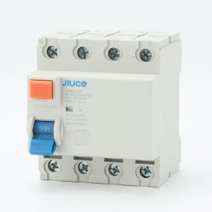 JCRD4-125 4 Pole RCD residual current circuit breaker Type AC or Type A RCCB