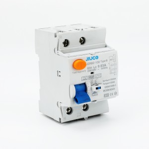 JCRB2-100 2 Pole B Type RCD/RCCB residual current circuit breaker